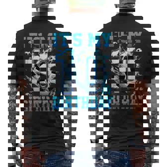 It's My 10Th Soccer Birthday Party 10Th Birthday Boy Soccer Men's T-shirt Back Print | Seseable FR