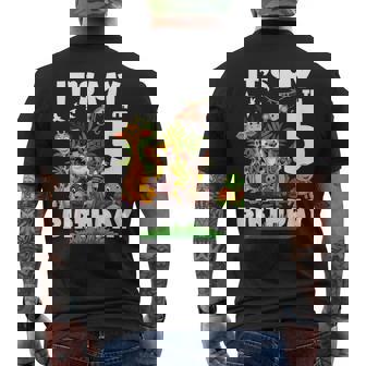 It's My 5Th Birthdayafari Jungle 5 Anni T-shirt da uomo con stampa posteriore - Novitaregali