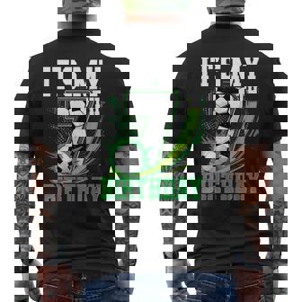 It's My 7Th Birthday Soccer Ball Men's T-shirt Back Print - Seseable