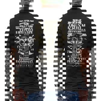 It's A Dennison Thing You Wouldn't Understand Family Name Men's T-shirt Back Print | Mazezy