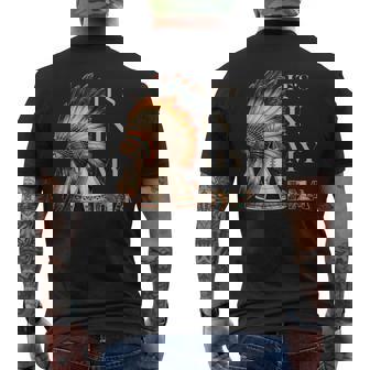 It's In My Dna Native American Indian Day Pride Men's T-shirt Back Print | Mazezy