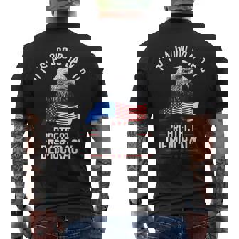 It's A Good Day To Protect Democracy Politics Men's Back Print T-Shirt | Mazezy