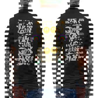 It's A Good Day To Have A Good Day Retro Men's T-shirt Back Print - Monsterry