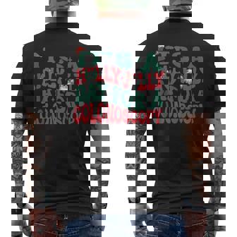 It's A Holly Xmas Jolly Day For A Colonoscopy Christmas Tank Top Men's Back Print T-Shirt - Monsterry