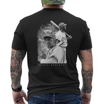 Jackie Robinson_Baseball_031 Men's T-shirt Back Print - Thegiftio UK