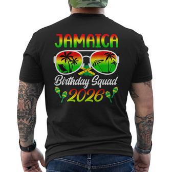 Jamaica Birthday Squad 2026 Jamaica Birthday Trip Men's T-shirt Back Print - Thegiftio UK