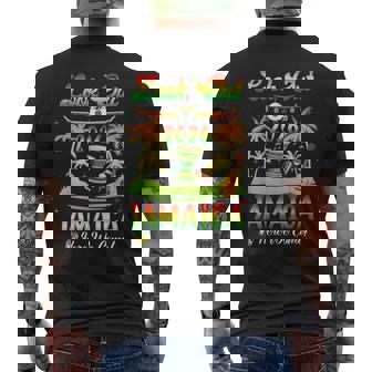 Jamaica Vacation 2026 Here We Come Matching Birthday Men's Back Print T-Shirt | Mazezy