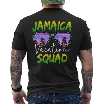 Jamaica Vacation Squad 2025 Matching Group Family Set Squad Men's T-shirt Back Print - Thegiftio UK