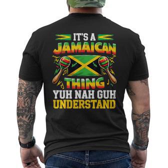 Jamaican Ding Yuh Nah Guh Jamaican Men's T-shirt Back Print - Thegiftio UK