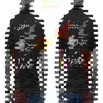 Jamón Queso Yino El Trío Para Los Amantes De Gastronomía Camiseta Hombre Estampado Espalda - Regaloses