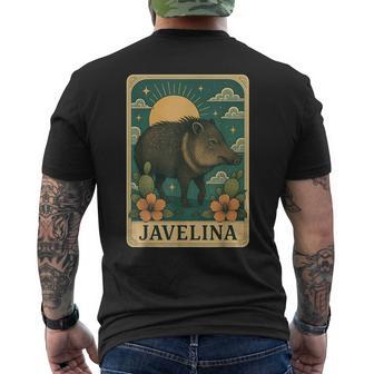 Javelina Tarot Card Men's T-shirt Back Print - Thegiftio UK