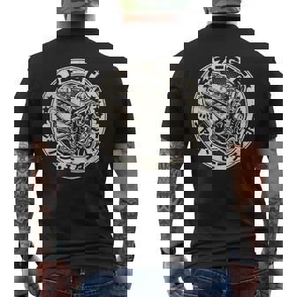 Jdm Legend 2Jz Gte ジャパニーズドラッグレーシング メンズTシャツ バックプリント - Kawaiitshirt