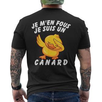Je M'en Fous Jeuis Un Canard Cadeau Pour Enfants T-shirt imprimé au dos - Cadeauxyz