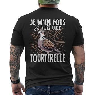 Je M'en Fous Jeuis Un Tourterelle Mignon Tourterelle T-shirt imprimé au dos - Cadeauxyz