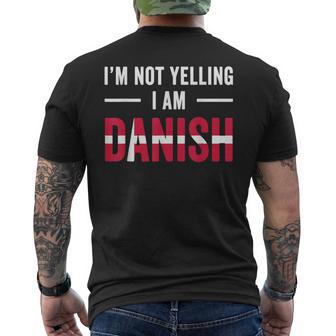 Je Ne Crie Pas Jeuis Danois Drapeau Du Danemark Langue Danoise T-shirt imprimé au dos - Cadeauxyz