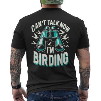 Je Ne Peux Pas Parler Pour L'instant Jeuis En Train D'observer Des Oiseaux T-shirt imprimé au dos - Cadeauxyz