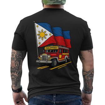 Jeepney フィリピン国旗 誇り高きフィリピンのお土産 メンズTシャツ バックプリント - Kawaiitshirt