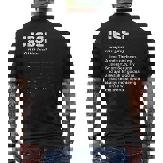 Jesse ネームシャツ メンズTシャツ バックプリント - Kawaiitshirt