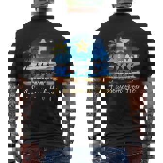 Jesus Faith 3 Kings Vintage A Season Of Hope Christmas Men's Back Print T-Shirt | Mazezy