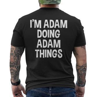 Jeuis Adam Qui Fait Des Choses Drôles À Adam T-shirt imprimé au dos - Cadeauxyz