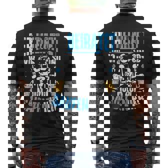 Jga Männer Polterabend Herren Junggesellenabschied T-Shirt mit Rückendruck - Geschenkecke