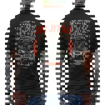Jiu Jitsu Retro Vintage I Don’T Always Train Jiu Jitsu Men's Back Print T-Shirt | Mazezy