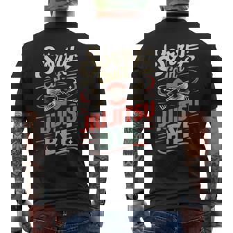 Jiu Jitsu Retro Vintage Sorry Can't Jiu Jitsu Bye Men's Back Print T-Shirt | Mazezy