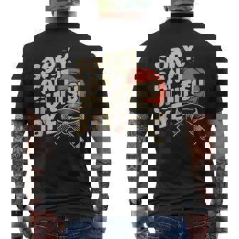 Jiu Jitsu Sorry Can't Jiu Jitsu Bye Tank Top Men's Back Print T-Shirt | Mazezy