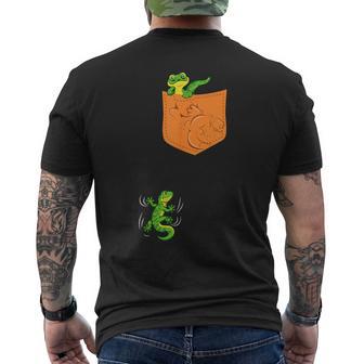 Jolie Chemise Gecko À Poche Pour Enfants T-shirt imprimé au dos - Cadeauxyz