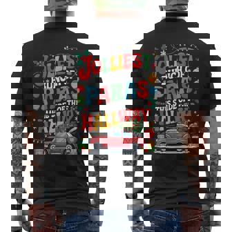 Jolliest Bunch Of Paras This Side Of The Hallway Xmas Class Men's Back Print T-Shirt | Mazezy