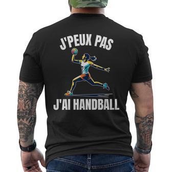 J'peux Pas J'ai Hand Handball Handballeuseport Compétition T-shirt imprimé au dos - Cadeauxyz