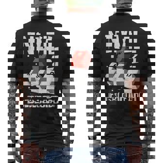 Jugador Nivel 21 Desbloqueado Cumpleaños Gaming Camiseta Hombre Estampado Espalda - Regaloses