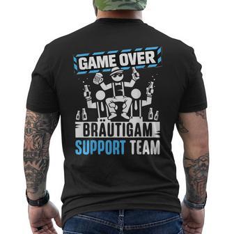 Junggesellenabschied Jga Männer Team Bräutigam Jga T-Shirt mit Rückendruck - Seseable