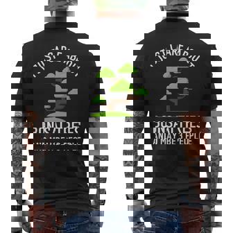 I Just Care About Bonsai Trees And Maybe 3 People Men's Back Print T-Shirt | Mazezy