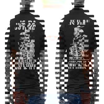 Just A Dad Who Always Came Back With The Milk Father’S Day Men's T-shirt Back Print | Seseable FR