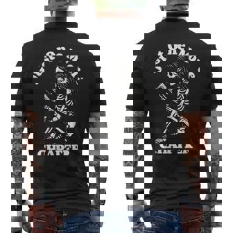 Just One More Chapter Book Nerd Lover Librarian Worm Men's Back Print T-Shirt | Mazezy