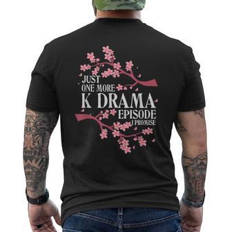 Just One More Episode I Promise Korean Drama K-Pop K-Drama Men's T-shirt Back Print - Thegiftio UK