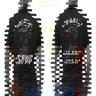 I Just Really Like Bonsai Trees Ok Tank Top Men's Back Print T-Shirt | Mazezy