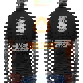 I Just Really Like Guinea Pigs Men's Back Print T-Shirt | Mazezy