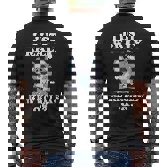 I Just Really Like Koalas OK Koala Tank Top Men's Back Print T-Shirt | Mazezy