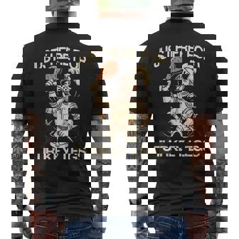 Just Here For Turkey Legs Medieval Knight Renaissance Faire Men's Back Print T-Shirt | Mazezy