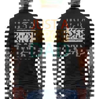 K Pop Korean Music Just A Kpop Dad Men's T-shirt Back Print | Mazezy