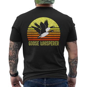 Kanada Wasservögel Gans Jagd Kanadischerogel Hund Geschenk Jäger T-Shirt mit Rückendruck - Seseable