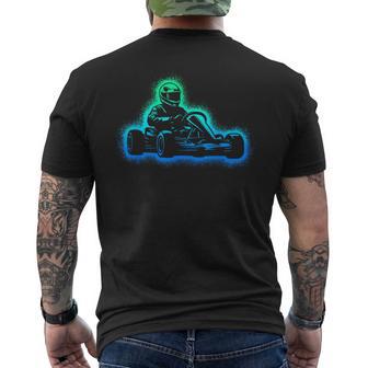 Kart Rennen Go Karts Motorsport Jungen Kinder Go-Kart T-Shirt mit Rückendruck - Geschenkecke