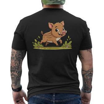 Kawaii Bébéanglier Animal De La Forêt Dessin Animé Pour Enfants T-shirt imprimé au dos - Cadeauxyz