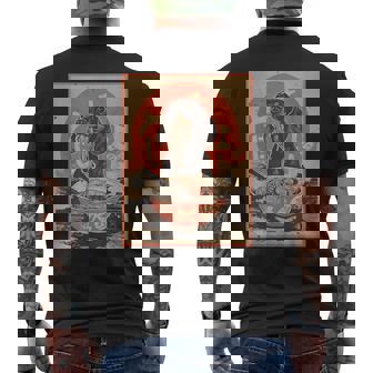 Kawaii Dachshund Ramen Japanese Dogs Lover Humor Men's T-shirt Back Print - Monsterry