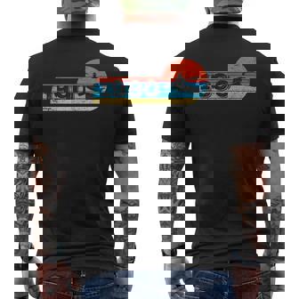 Kayaks Canoes Rafting Vintage 1990 Birthday Kayaker Kayaking Men's Back Print T-Shirt | Mazezy