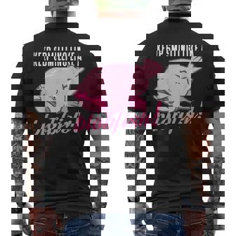 Keepmiling Like A Blobfish デザイン ブログフィッシュファン向け メンズTシャツ バックプリント - Kawaiitshirt