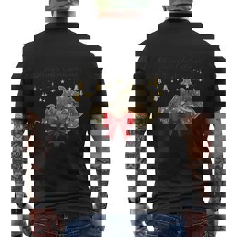 Kentucky Bluegrass Christmas Tshirt Men's Back Print T-Shirt | Mazezy