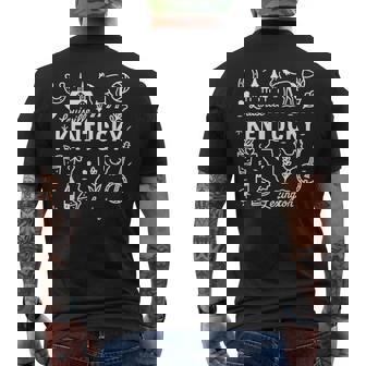 Kentucky USA State Symbols Vintage Souvenir Cute Doodle Men's Back Print T-Shirt | Mazezy